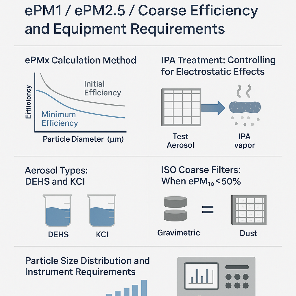 了解ISO 16890：EPM1 / EPM2.5 /粗效和设备要求的测试方法